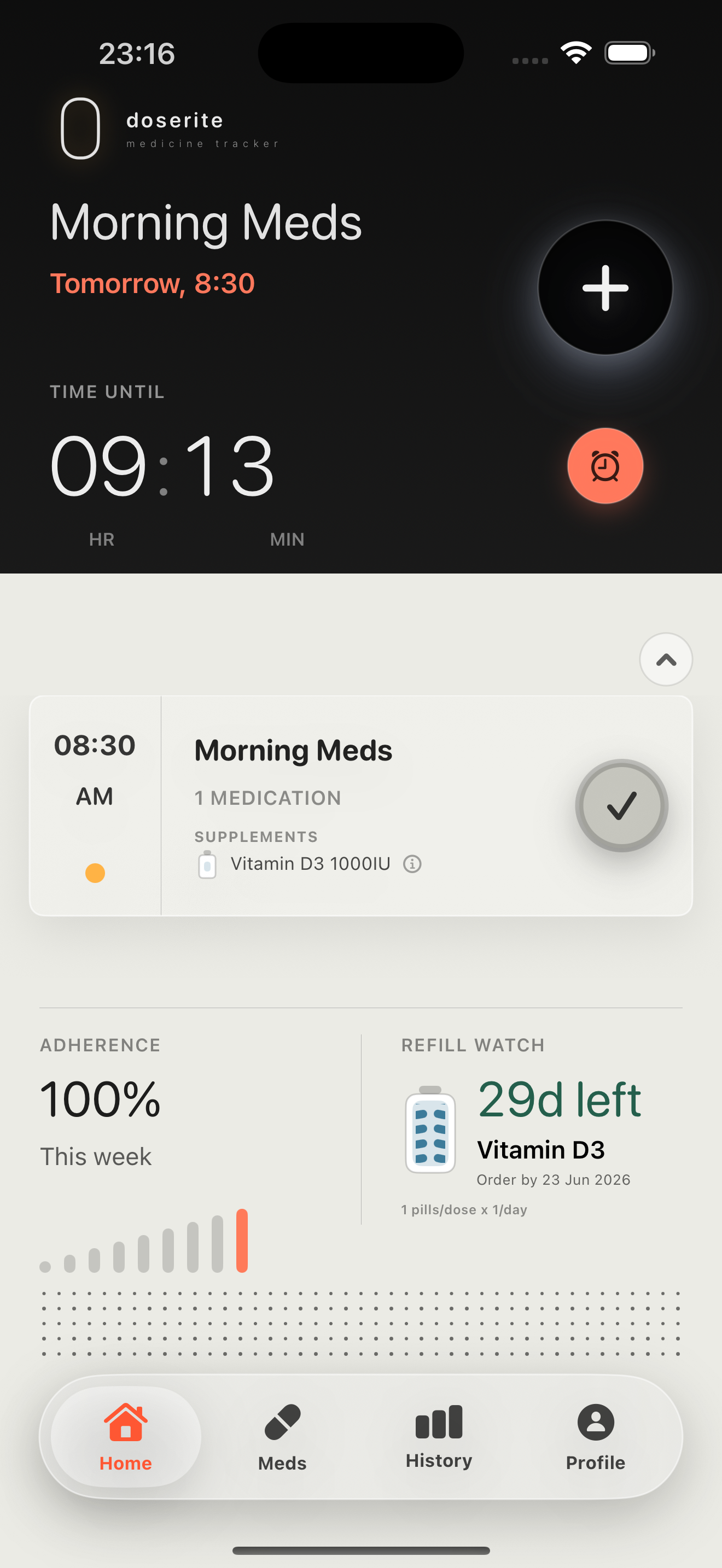 doserite Today screen