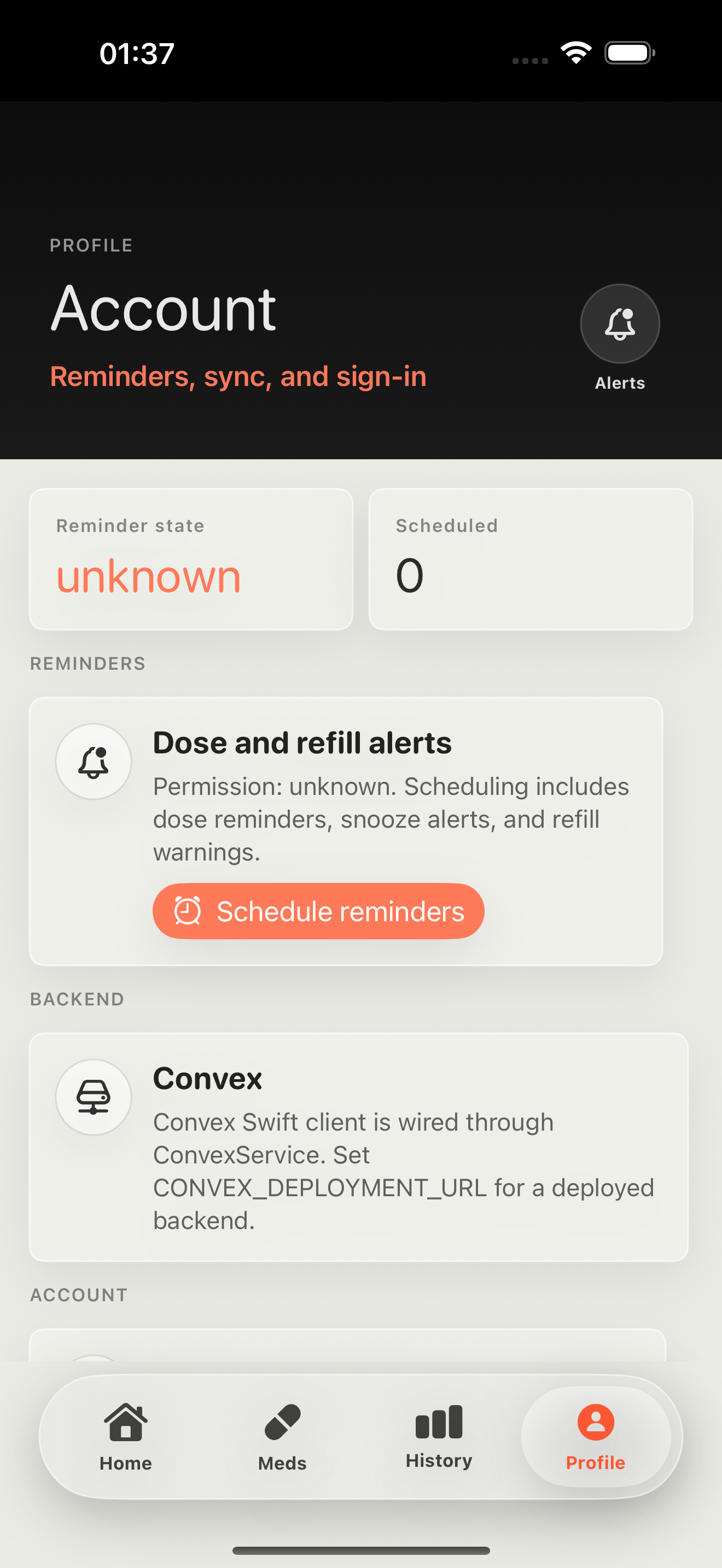 Runout forecasts screenshot