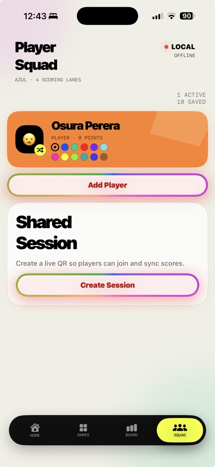 GameMaster Live live multiplayer sessions screen